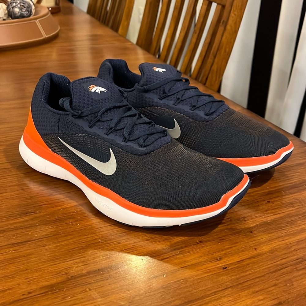 Nike Free Trainer V7 NFL Denver Broncos Shoes Sneakers new AA1948 401 Mens Sizes